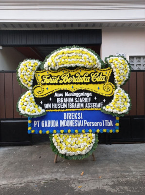 Papan Bunga Duka di Joring Lombang