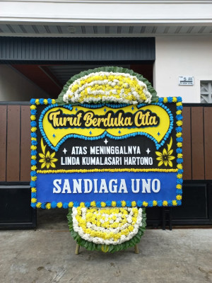 Papan Bunga Duka di Joring Lombang